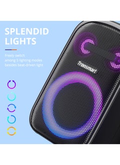 Tronsmart Tronsmart Halo 110 Wireless Speaker with Wired Karaoke Microphone Supports Karaoke 60W Superb Stereo Sound Bluetooth 5.3 Black  - Image 4