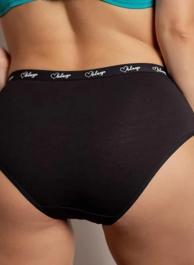 Aadaraya Set of 4 - Aadaraya Solid Hipster Briefs with Elasticated Waistband