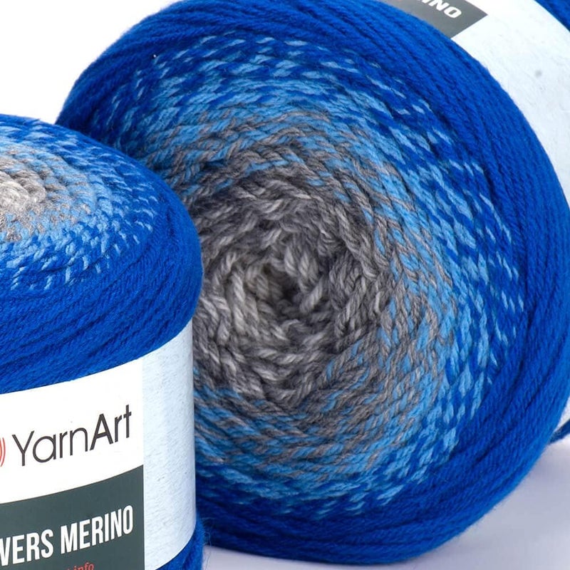 YarnArt YarnArt Flowers Merino Wool Acrylc Yarn Knitting Fluffy Texture Yarn with Warm and Rainbow Colors for Autumn  Winter Projects Light 3 225 Gr352 Oz 645 Yds Pack of 1 534 - Image 2