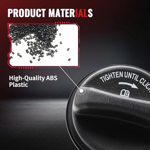 YITHSWAY FC1089 Gas Cap Fuel Cap for 2004-2021 Ford F150-F600 Ranger Edge Escape Fusion Taurus Freestar, 2005-2011 Lincoln Mark LT MKZ MKX Zephyr Town Car, 2004-2011 Mercury Mariner Milan Sable Monterey - Image 3