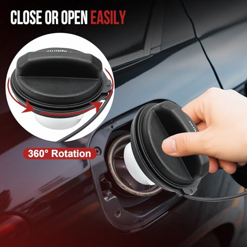 YITHSWAY FC1089 Gas Cap Fuel Cap for 2004-2021 Ford F150-F600 Ranger Edge Escape Fusion Taurus Freestar, 2005-2011 Lincoln Mark LT MKZ MKX Zephyr Town Car, 2004-2011 Mercury Mariner Milan Sable Monterey - Image 4