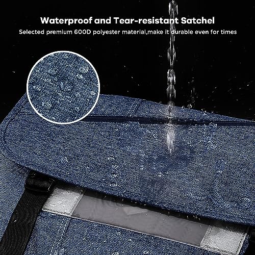 OIWAS Messenger Bag for Men, 15.6 Inch Laptop Crossbody Bags Women Casual Satchel Shoulder Bag College Travel Office Briefcase - Image 4