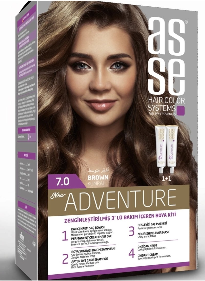 asse - Turkish hair dye Brown 7.0 - Image 1