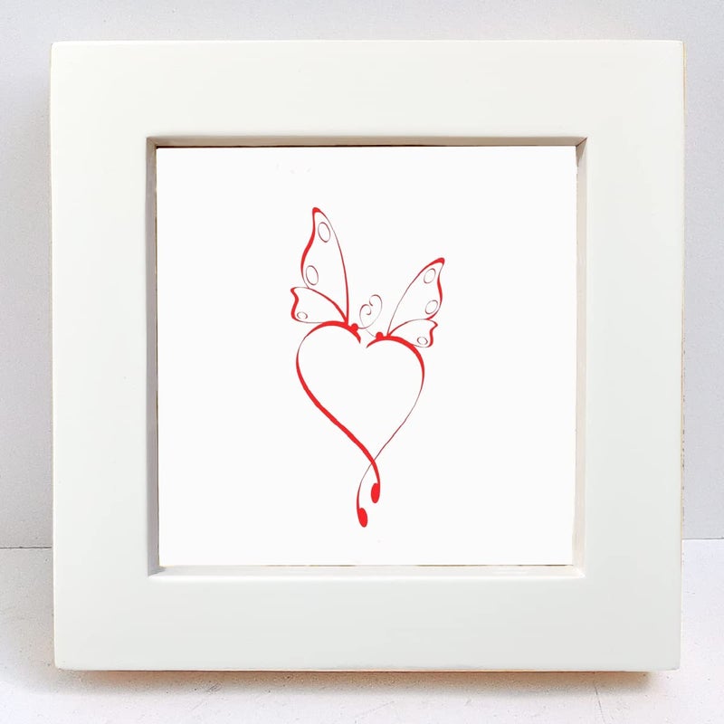 ZXT-parts ZXT-parts 4x4 Picture Frame White  Small Square.Solid Wood Frame  Real Glass Panel  Exquisite Workmanship.Set on the Table  Hang on the Wall  Multi-purpose. Give You A Good Mood.  - Image 1
