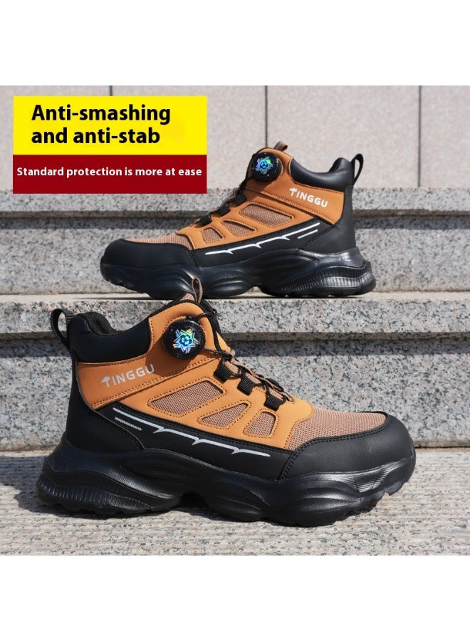 Steel Toe Shoes for Men Lightweight Safety Shoes Comfortable Puncture Proof Slip On Indestructible Work Shoes and Fashion Sneakers. - Image 3