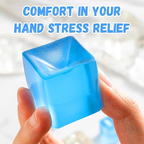 rytopt 50Pcs Stress Balls for Fidget Toys Squeeze Cubes Ball Sensory Easter Valentines Stocking Stuffers Birthday Stress Balls Bulk Classroom Prizes Toy Gifts Halloween Christmas Party Favors - Image 5