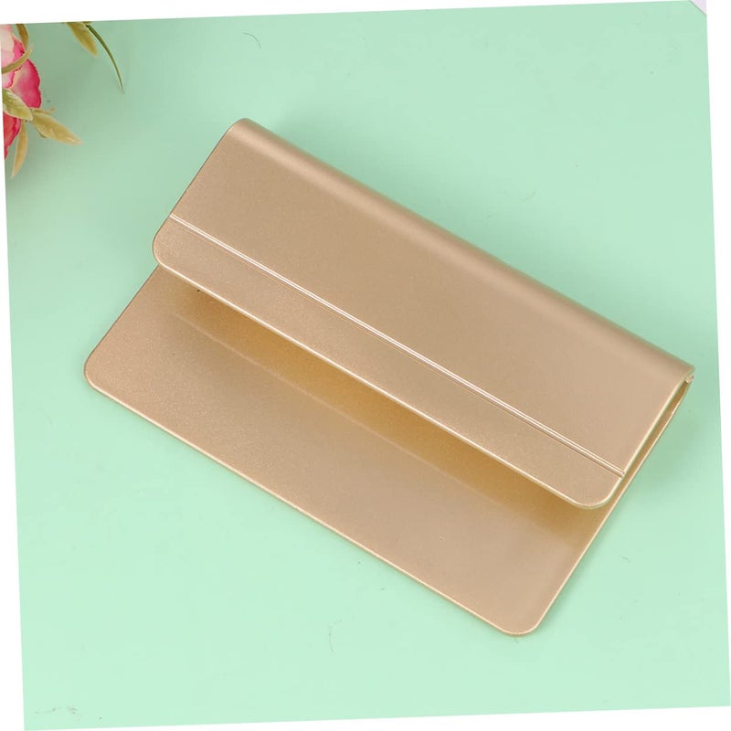 Golden Wall Mounted Phone Holder 2 Pack Strong Adhesive Home Office Decor Rack - Image 3
