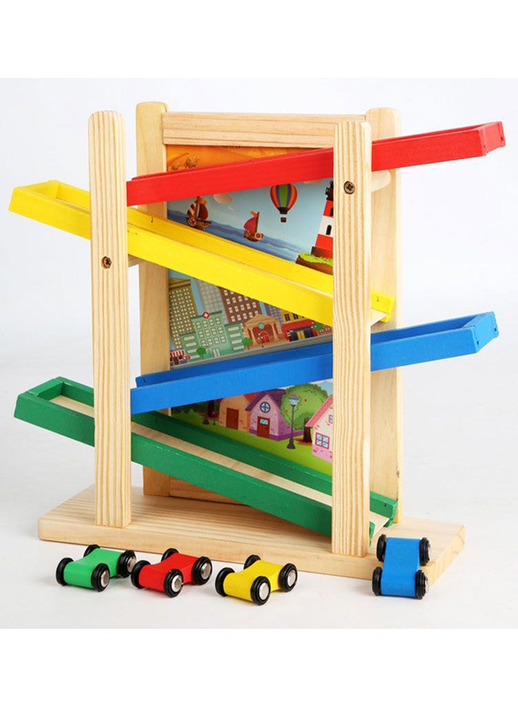 Wooden Board For Teaching Children To Draw With a Racing Track - Image 3