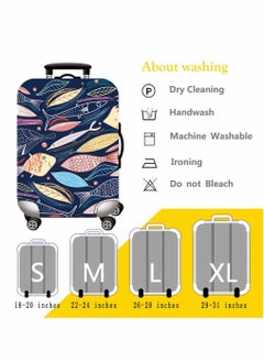 HomarKet Travel Luggage Cover Spandex Suitcase Protector Washable Baggage Covers Fits 18 to 32 Inch Luggage  - Image 4