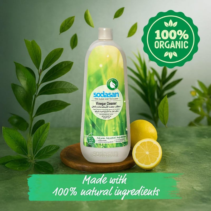 Sodasan 100% Natural Vinegar Cleaner 1L – Eco-Friendly Multi-Surface Cleaning Spray - Image 4