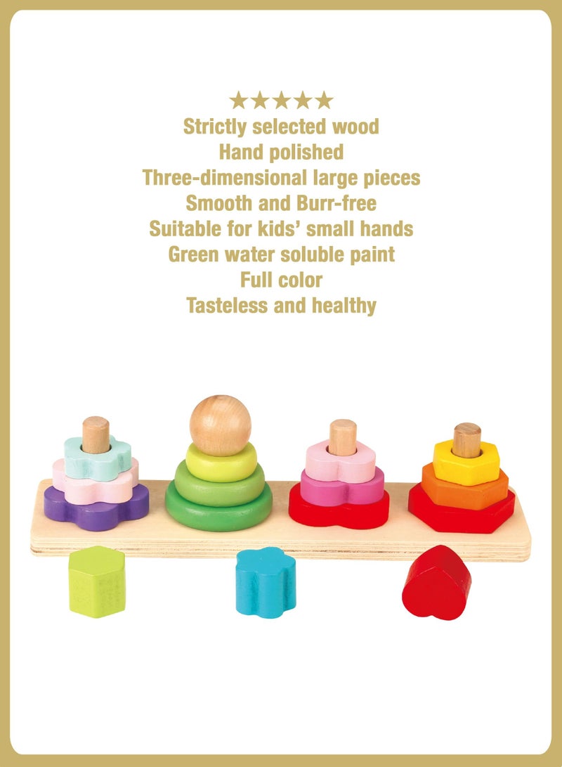 al ostoura toys Four Column Tower Shape Match - Image 5