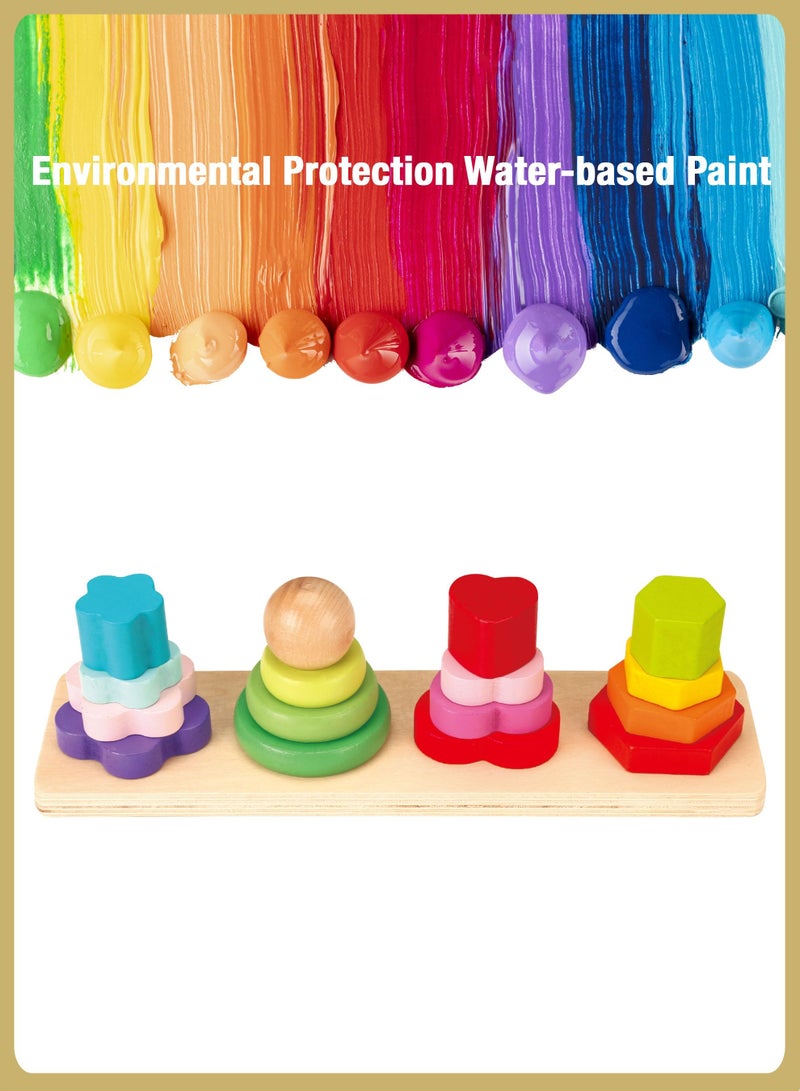 al ostoura toys Four Column Tower Shape Match - Image 3