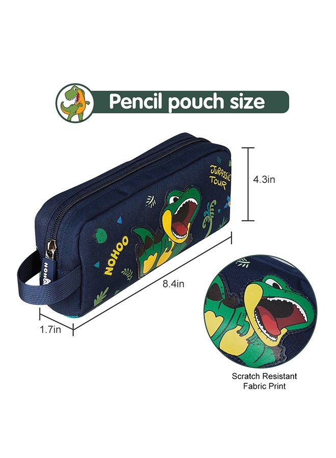 Nohoo حافظة أقلام للأطفال / حقيبة ملونة من Nohoo بتصميم ديناصور - أخضر - Image 4