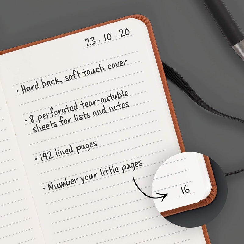 أي إف إذا كنت تبحث عن دفتر ملاحظات صغير من إنتاج IF Bookaroo، اللون البني (A6)، رقم المنتج: 43011 - Image 4