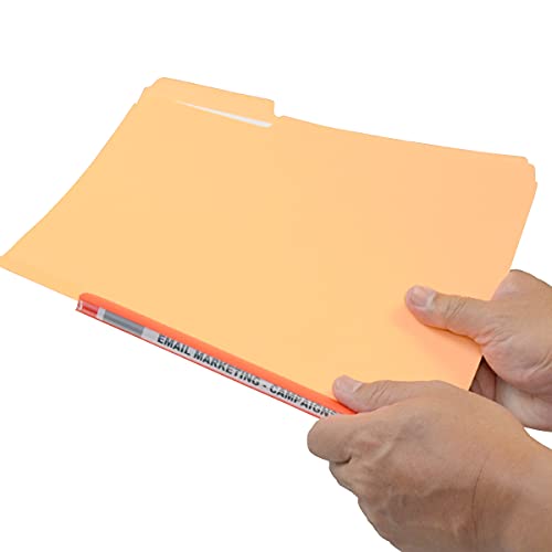 Ultimate Office MagniFile® Sliding Bars Bind and Index Any Standard File Folder or Loose Pages Up to 65 Sheets. Secure Your Documents and Find Files Fast! (Set of 10, Assorted Colors) - Image 1