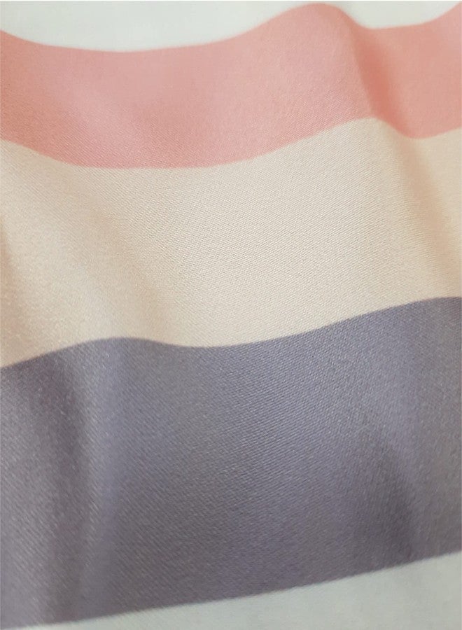 SELVEL Baby Girls Frock Dress | Girls Fit & Flare Knee-Length Satin Dress (STN-LGTSTP-0570) (Orange, 12-18 Months) - Image 3