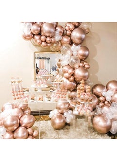 Metallic Rose Gold Balloons, 52 Pcs 12 Inch Rose Gold Balloons, Latex Balloons For Balloon Garland Arch As Birthday Decorations, Wedding Decorations, Baby Shower Decorations, Rose Gold-G107 - pzsku/Z2D057800DB6557C9D02FZ/45/_/1734347122/5132a090-cad4-4300-815e-37a57c60d9e9