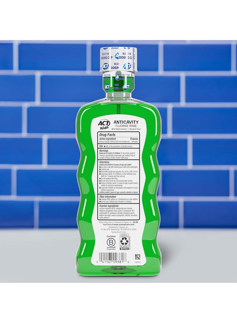ACT ACT Kids Anticavity Fluoride Rinse Wild Watermelon 500ml  - Image 2