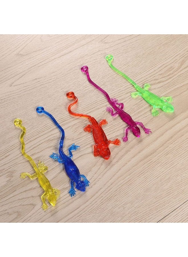 NUOBESTY ألعاب السحالي المرنة NUOBESTY - سحالي مطاطية لزجة لم favors حفلات الأطفال، حشوات سلال بيض عيد الفصح وملء بيناتا، 20 قطعة - Image 4