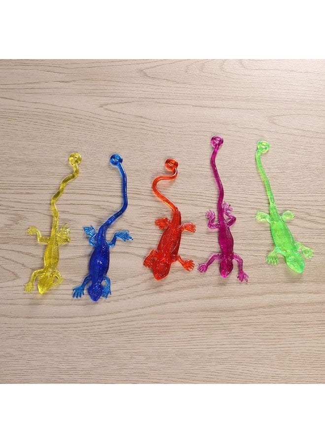 NUOBESTY ألعاب السحالي المرنة NUOBESTY - سحالي مطاطية لزجة لم favors حفلات الأطفال، حشوات سلال بيض عيد الفصح وملء بيناتا، 20 قطعة - Image 5