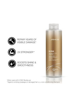 Joico K-PAK Daily Reconstructing Shampoo & Conditioner | For Damaged Hair | Restore Shine | Smooth & Detangle | Eliminate Static | With Keratin & Guajava Fruit Extract - pzsku/Z2D057F6D329EE692AD6CZ/45/_/1739501057/211acb85-f0f5-457a-b73e-35c2497f857f