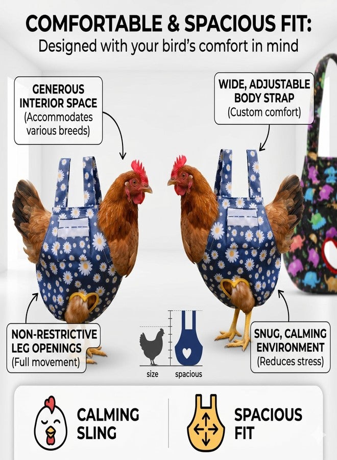 Chicken Purse Carrier 2 Pack, Poultry Sling for Hen Duck Transport - Image 3