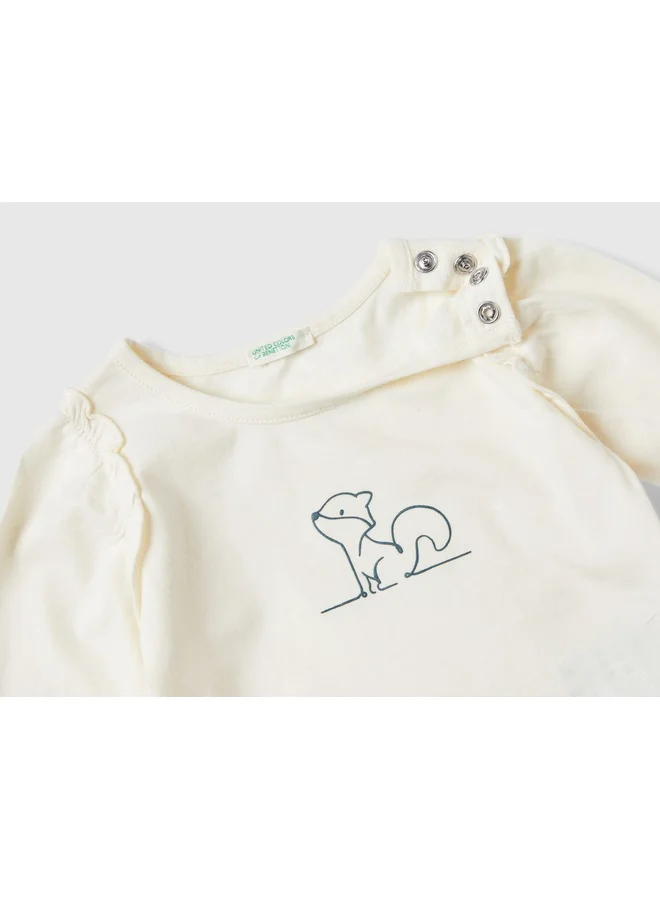 UNITED COLORS OF BENETTON T-Shirt And Trousers Set
