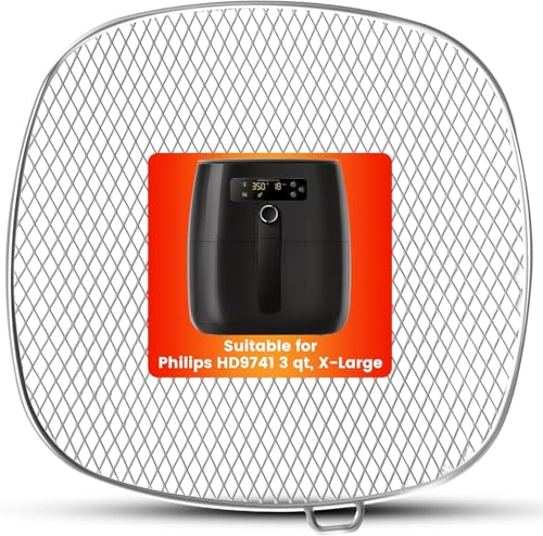 GWY Air Fryer Accessories for Philips, 7.2” Square Drip Pan for Philips HD9741 3QT Tray Rack Compatible with HD9641 HD9721, HD9730, Dishwasher Safe - Image 1