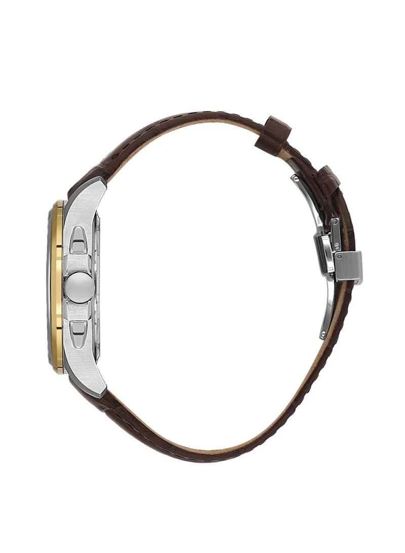 SANTA BARBARA POLO & RACQUET CLUB Santa Barbara Polo & Racquet Club - Legend Men's Watch | Leather Band with Steel Case | Analog | Round Dial | Mineral Glass | Japanese Quartz | Water Resistance 50 Meters