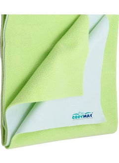Newnik Waterproof Dry Sheet/Reusable Mat/Underpad/Absorbent Sheets/Mattress Protector Lemon Green, Single Bed  - Image 1