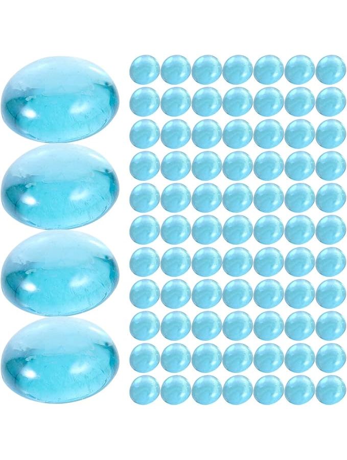 Blue Gravel for Aquarium Decorative Fish Tank Plants Landscape Pathways - Image 1