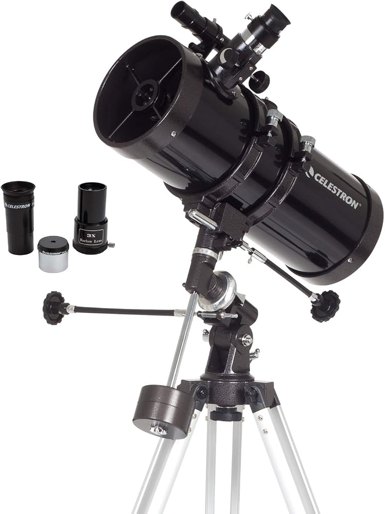 سلسترون تلسكوب سيليسترون 21049 PowerSeeker 127EQ، أسود - Image 1