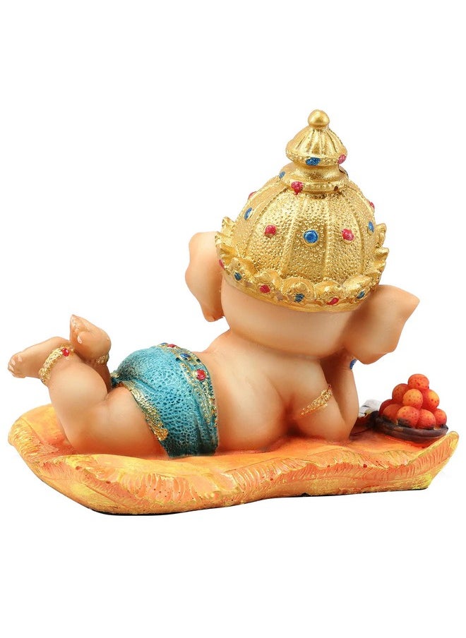 Tied Ribbons Decorative Ganesh Idol Statue Showpiece (Multi, 16 cm X 12.9 cm) - Diwali Decoration Items for Home Decor Mandir Temple Living Room Pooja Room Office Table Decorative Diwali Gifts - pzsku/Z2D05BF781CDF508A4297Z/45/_/1740982491/7228b8c9-2e6f-4fcf-8d50-0338755ffc26