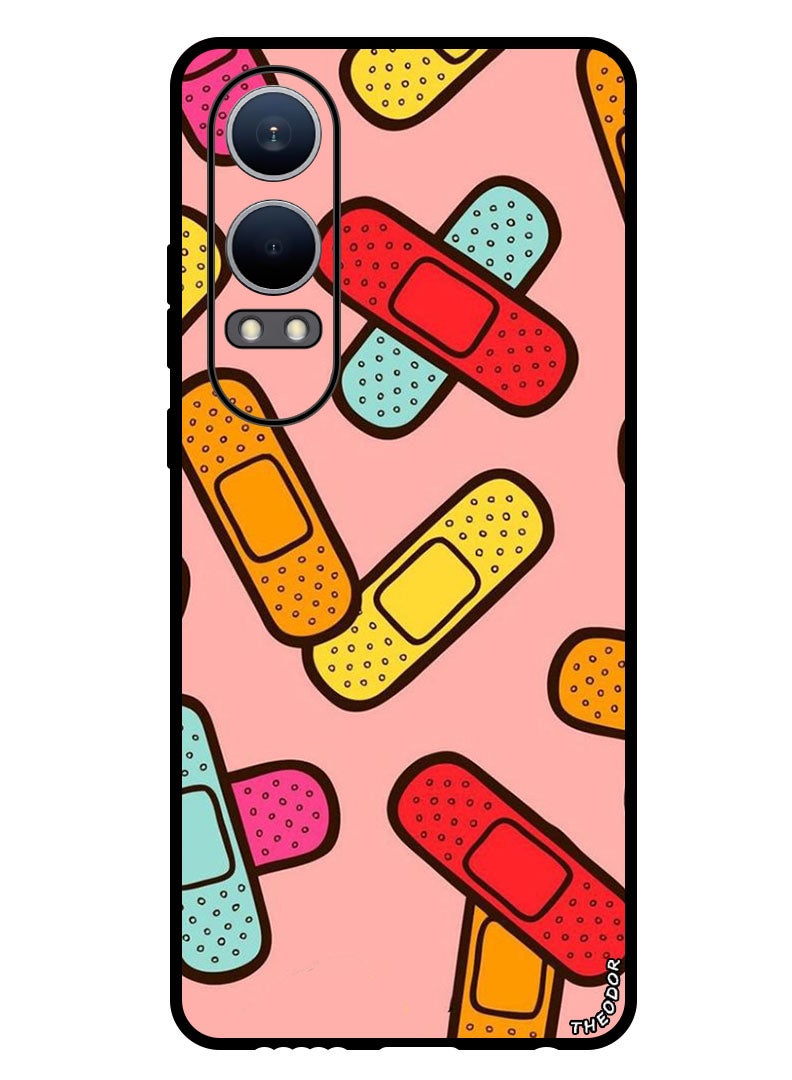 Theodor Protective Case Anti Scratch Shock Proof Bumper Cover For Oppo K12x (China) Patches - Image 1