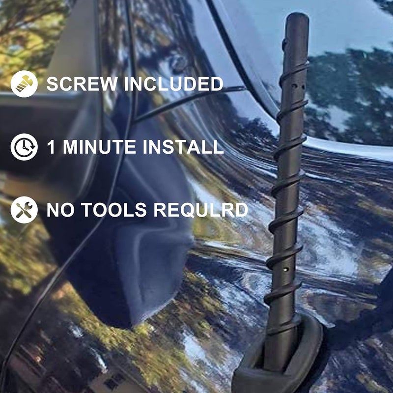 VOFONO Antenna for Toyota Tacoma Tundra FJ Cruiser Accessories 2000-2023 2024 2025, Toyota Antenna Replacement, 13 Inch Truck Tacoma Tundra Antena Upgrade Car Radio FM AM Reception - Image 3