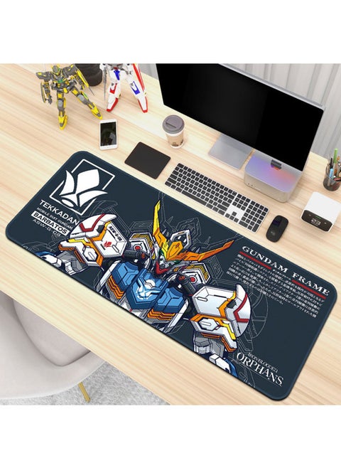 Gundam Mecha Style Anime Game Super Large Mouse Pad Thickened Personality Keyboard Pad Laptop Computer Office Desk Mat-Color:900x 400x 2mm Edge Lock-Pattern:Up To [22-19]]
