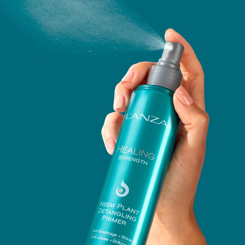 LANZA L'ANZA Neem Plant Detangling Hair Primer, Detangler Spray & Heat Protection Spray for Hair, Anti Frizz Hair Detangler, Leave In Conditioner Hair Spray for Strength & Shine, Luxury Hair Care - Image 3