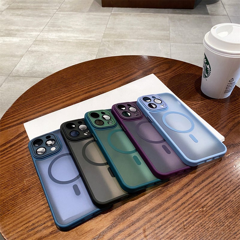 Suitable for Apple 17Promax Yashield Skin-Feel Magnetic Phone Case Iphone16 All-Inclusive Lens Film 14 Protective Cover - Image 3