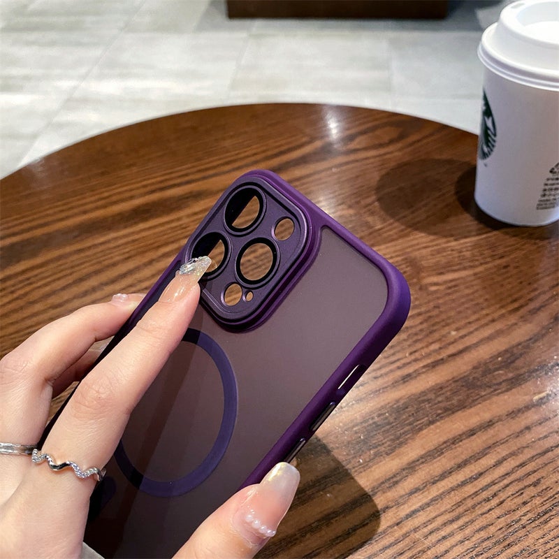 Suitable for Apple 17Promax Yashield Skin-Feel Magnetic Phone Case Iphone16 All-Inclusive Lens Film 14 Protective Cover - Image 5