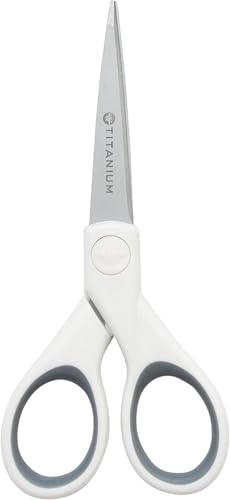 Westcott 5" Micro-Tip Fabric Scissors with Titanium-Bonded Blades - Ideal for Crafting, Sewing, and More - Image 1