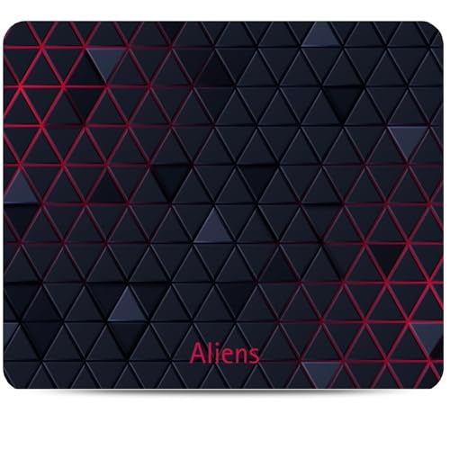 Aliens Mouse Pad for Computer, Laptop, Smooth Premium Cloth Surface, Non-Slip Rubber Base, Speed and Precision Operation Compatible with Laser and Optical Mouse, Gaming, Office, Home 230x190mm (3D-03) - Image 1