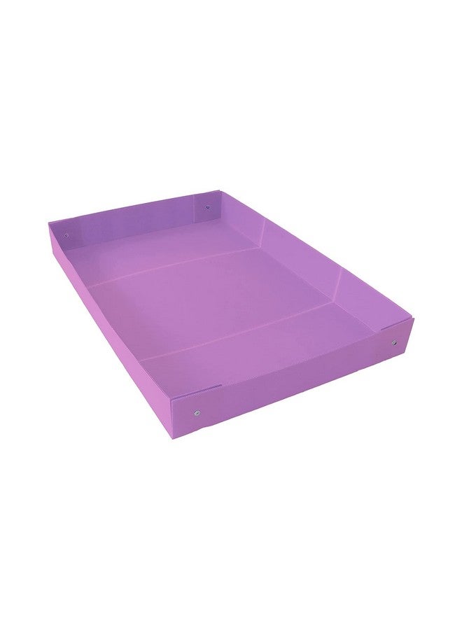 Midlee Guinea Pig Corrugated Plastic Cage Liners - 2 x 3 Panel Size - Purple - Image 1