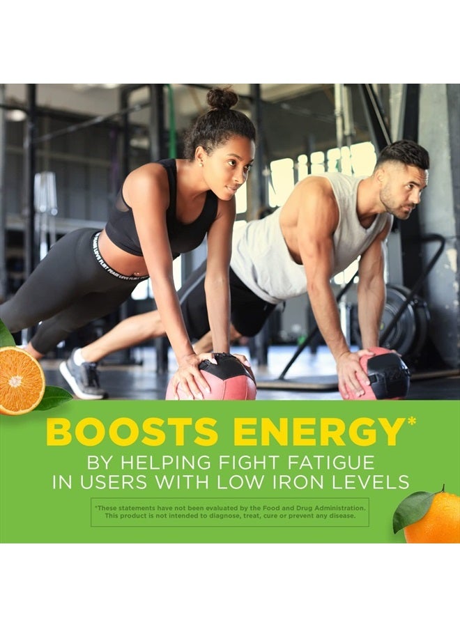 Vitron-C Iron Supplement & Immune Support, Once Daily, High Potency Iron with Vitamin C, Dye Free Tablets, 60 Count - Image 3