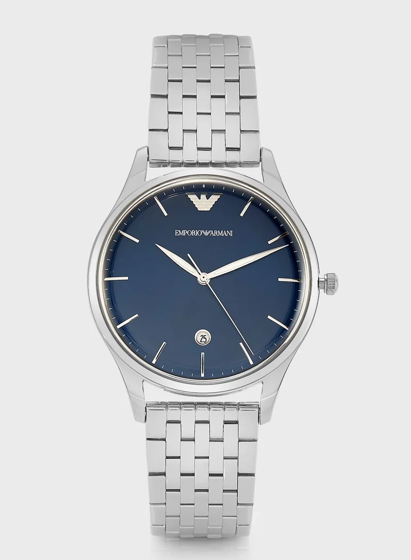 EMPORIO ARMANI Ar80048 Mesh Strap Analog Watch & Bracelet Set