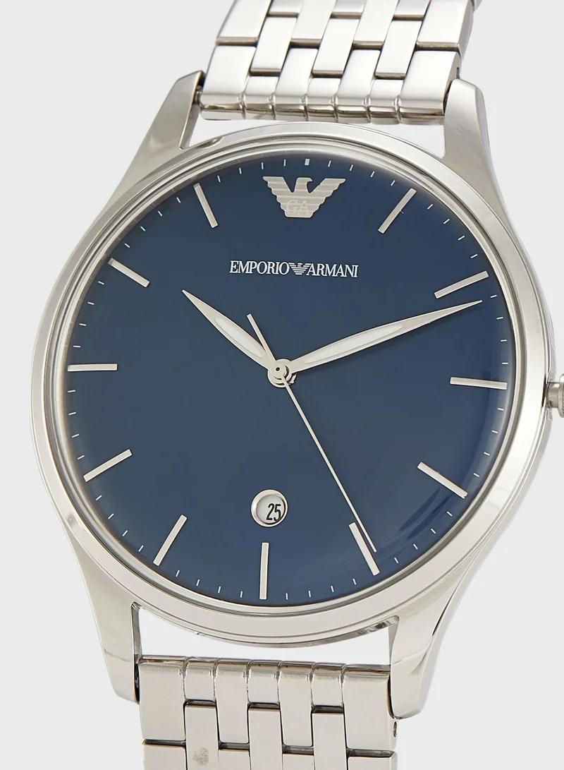 EMPORIO ARMANI Ar80048 Mesh Strap Analog Watch & Bracelet Set