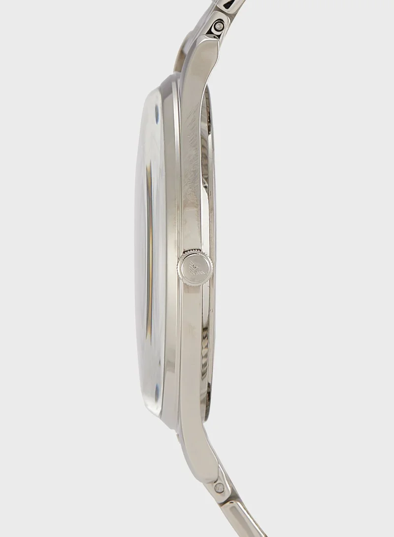 EMPORIO ARMANI Ar80048 Mesh Strap Analog Watch & Bracelet Set