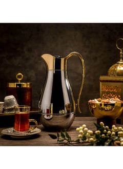 Vacuum Flask Steel Greek Chrome&Gold  1L