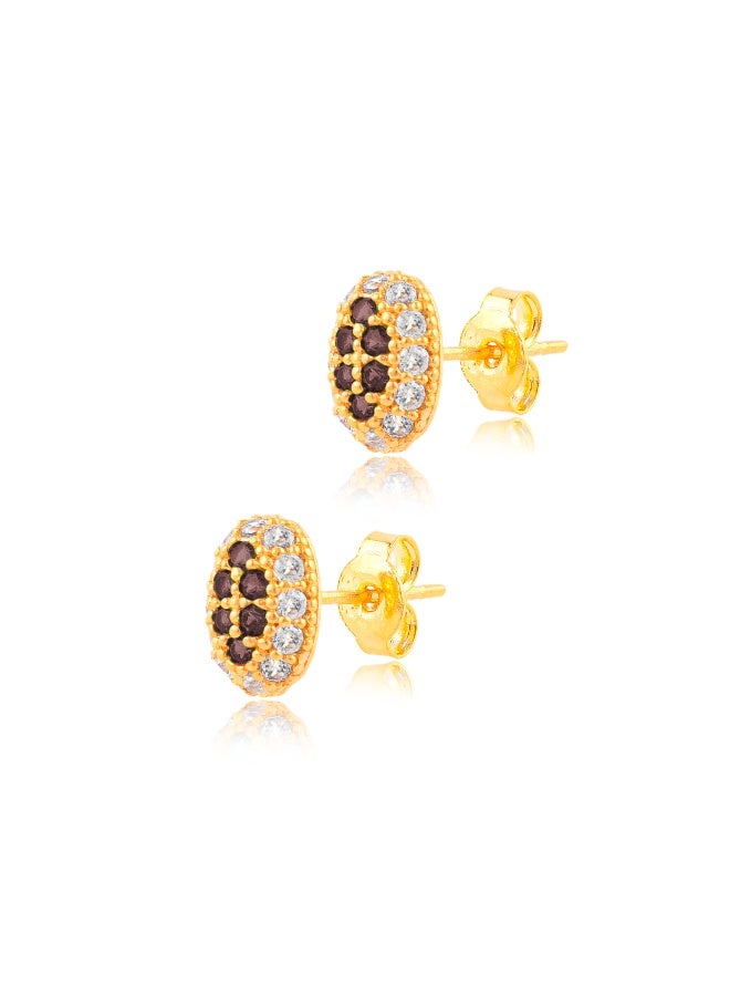 BAFLEH JEWELLERY Celebrate Elegance: 22kt Gold Oval Pendant Set for Special Moments - Image 3