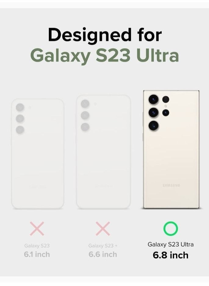 راكسوم Clear Clear Soft Soft Silicone TPU TPU Rackproof Rapber Rubber Cover متوفرة مع Samsung Galaxy S23 Ultra (Samsung Galaxy S23 Ultra 5G - Image 3