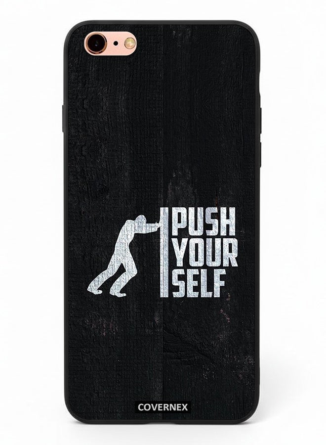 Covernex Apple iPhone 6s Plus Protective Case Cover Printed Featuring Push Yourself - Image 2